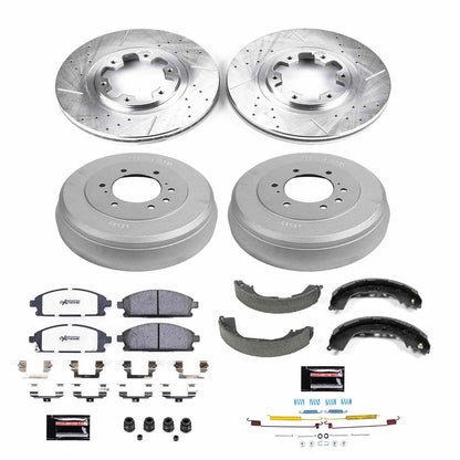 PowerStop Power Stop 97-03 Infiniti QX4 Front & Rear Z36 Truck & Tow Brake Kit K15115DK-36
