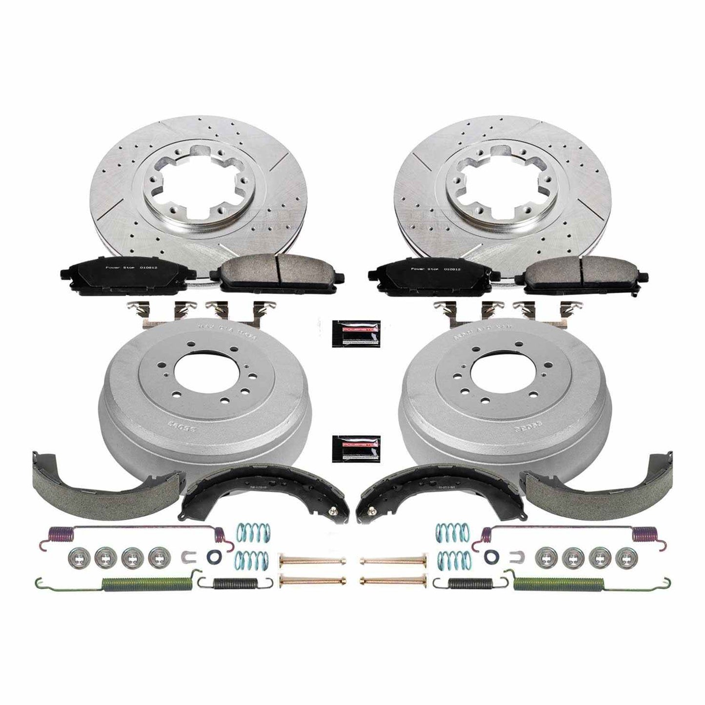 PowerStop Power Stop 97-03 Infiniti QX4 Front & Rear Z23 Evolution Sport Brake Kit K15115DK