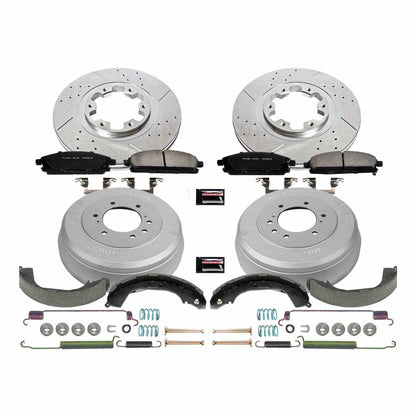 PowerStop Power Stop 97-03 Infiniti QX4 Front & Rear Z23 Evolution Sport Brake Kit K15115DK