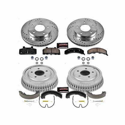 PowerStop Power Stop 93-96 Buick Century Front & Rear Z23 Evolution Sport Brake Kit K15119DK