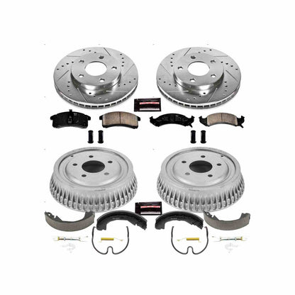 PowerStop Power Stop 92-93 Buick LeSabre Front & Rear Z23 Evolution Sport Brake Kit K15122DK