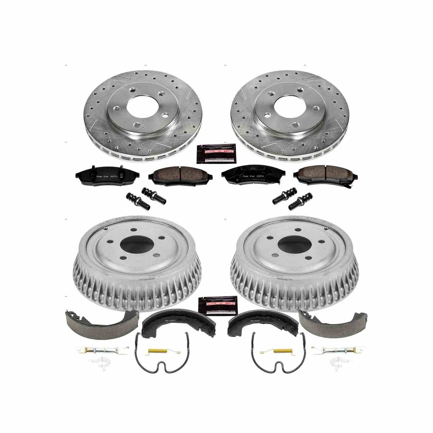 PowerStop Power Stop 1995 Chevrolet Lumina Front & Rear Z23 Evolution Sport Brake Kit K15124DK