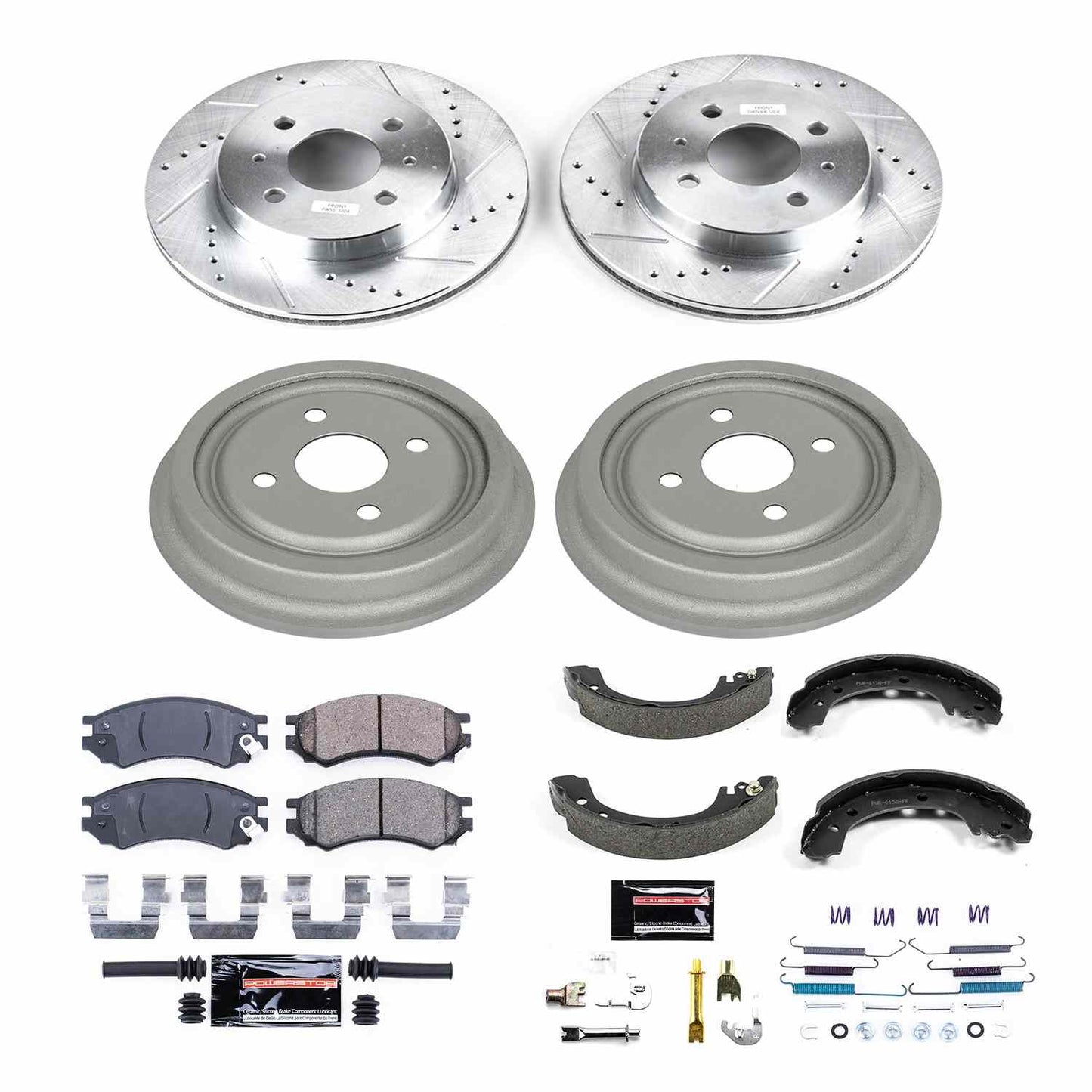 PowerStop Power Stop 91-92 Saturn SC Front & Rear Z23 Evolution Sport Brake Kit K15126DK