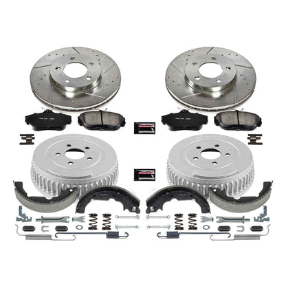 PowerStop Power Stop 95-98 Ford Windstar Front & Rear Z23 Evolution Sport Brake Kit K15129DK