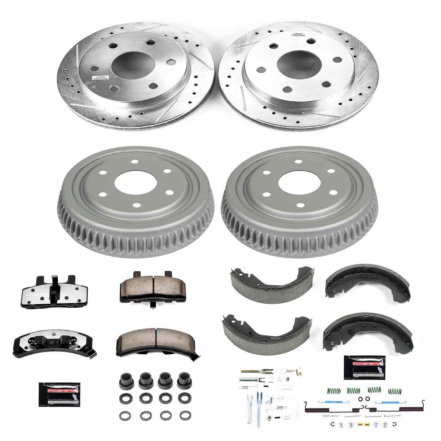 PowerStop Power Stop 88-91 Chevrolet K1500 Front & Rear Z36 Truck & Tow Brake Kit K15136DK-36