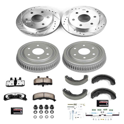 PowerStop Power Stop 88-91 Chevrolet K1500 Front & Rear Z36 Truck & Tow Brake Kit K15136DK-36