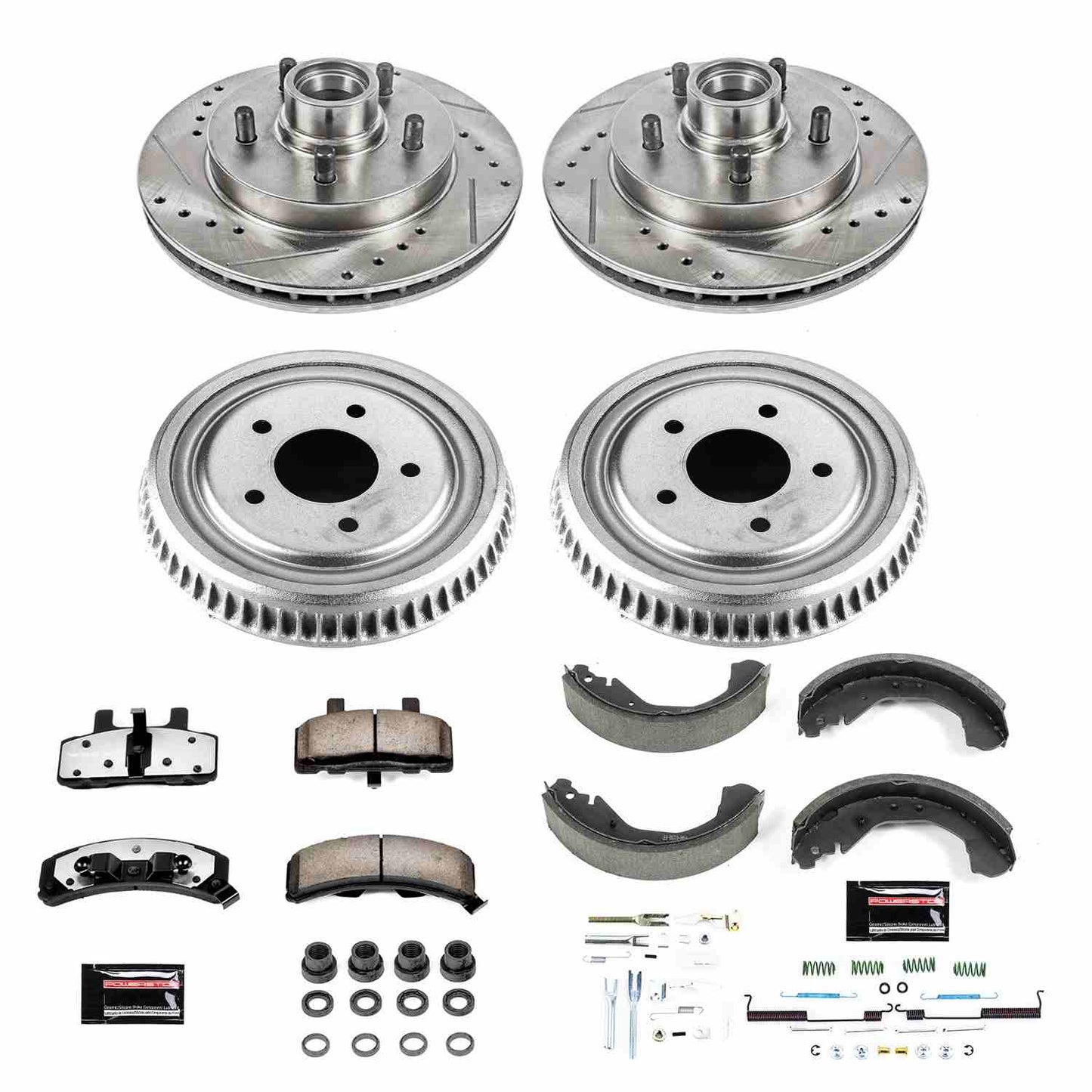 PowerStop Power Stop 95-00 Chevrolet Tahoe Front & Rear Z36 Truck & Tow Brake Kit K15138DK-36