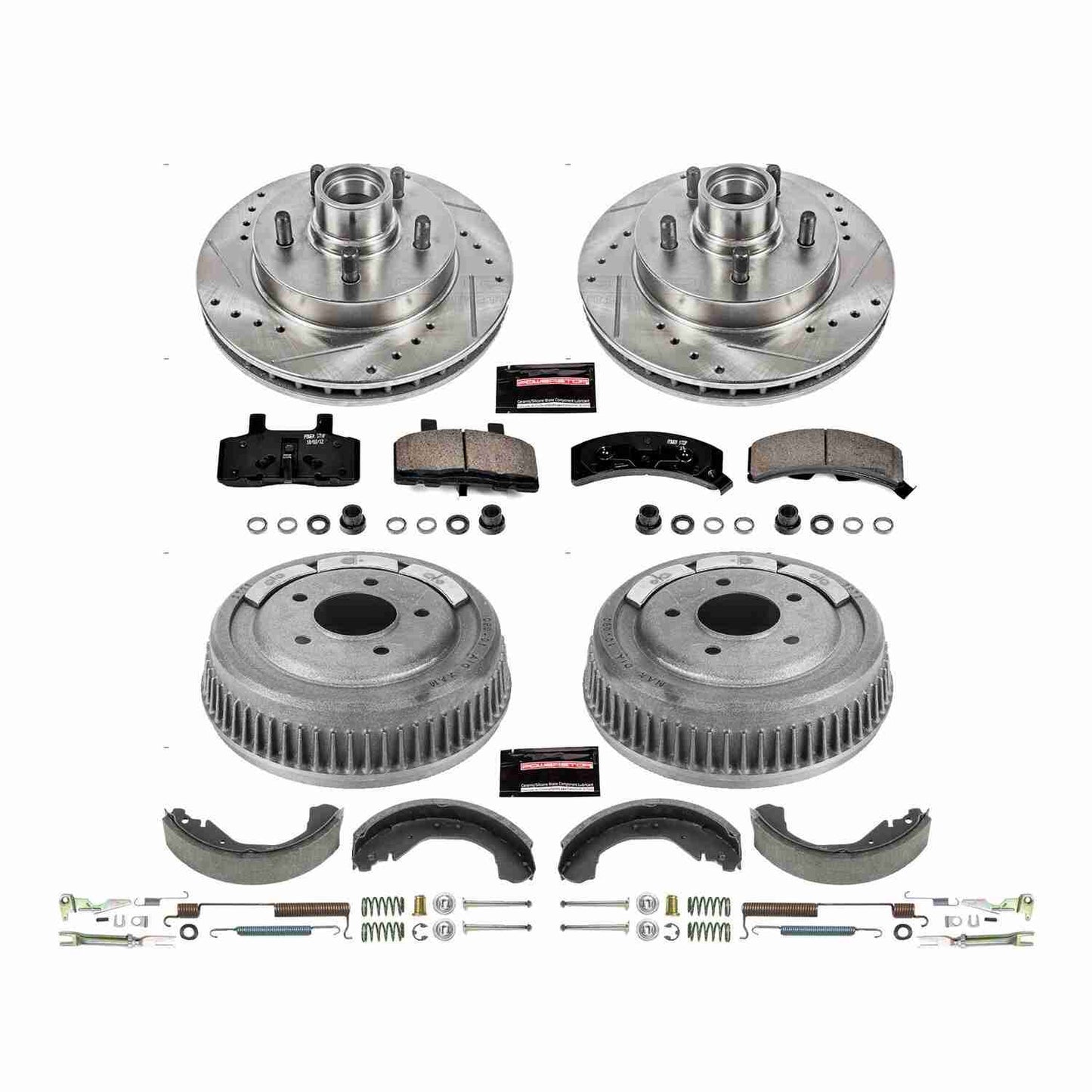 PowerStop Power Stop 95-00 Chevrolet Tahoe Front & Rear Z23 Evolution Sport Brake Kit K15138DK
