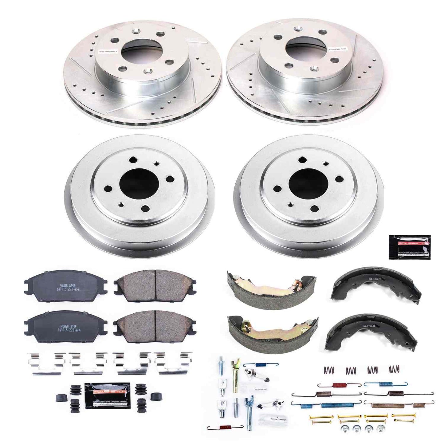 Power Stop 04-05 Hyundai Accent Front & Rear Z23 Evolution Sport Brake Kit K15155DK