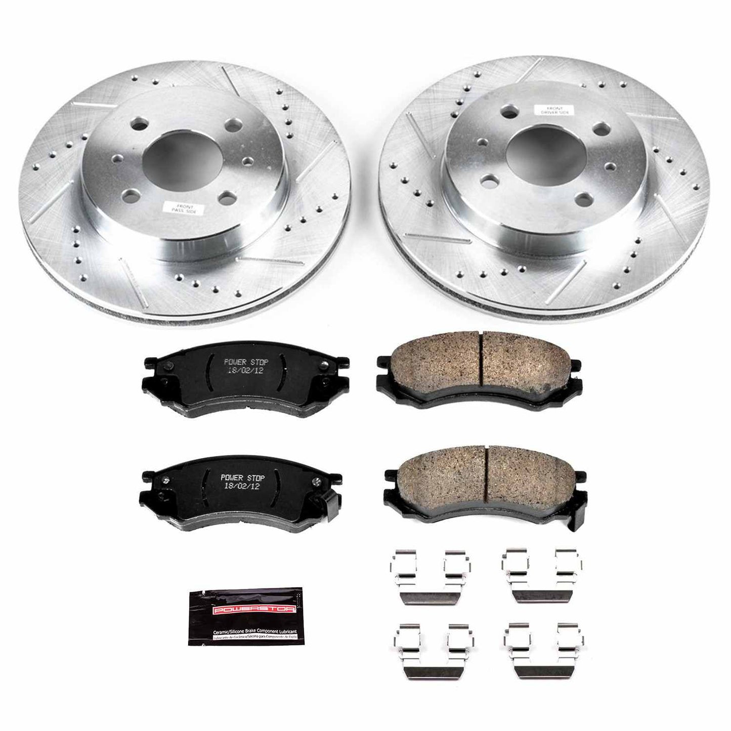 PowerStop Power Stop 91-92 Saturn SC Front Z23 Evolution Sport Brake Kit K1515