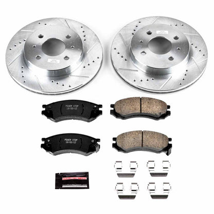 PowerStop Power Stop 91-92 Saturn SC Front Z23 Evolution Sport Brake Kit K1515