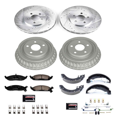 PowerStop Power Stop 97-00 Chrysler Cirrus Front & Rear Z23 Evolution Sport Brake Kit K15160DK