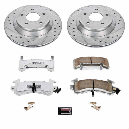 PowerStop Power Stop 88-95 Chevrolet Corvette Front Z26 Street Warrior Brake Kit K1517-26