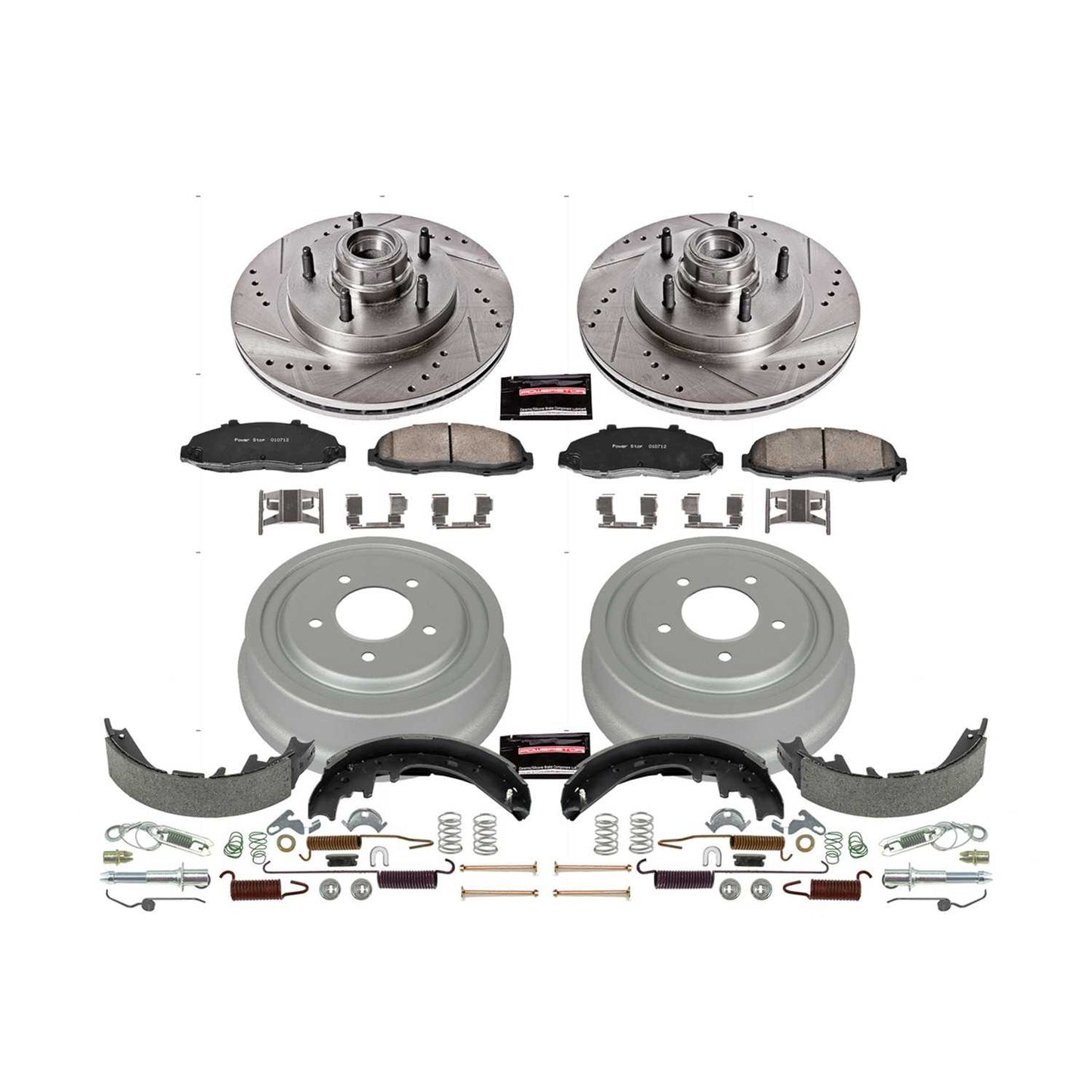 PowerStop Power Stop 97-00 Ford F-150 Front & Rear Z23 Evolution Sport Brake Kit K15175DK