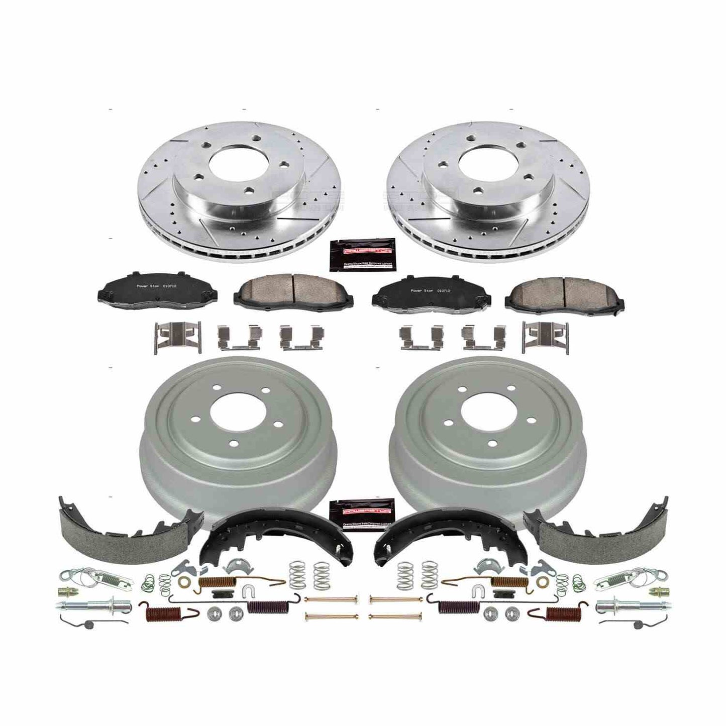 PowerStop Power Stop 97-00 Ford F-150 Front & Rear Z23 Evolution Sport Brake Kit K15177DK