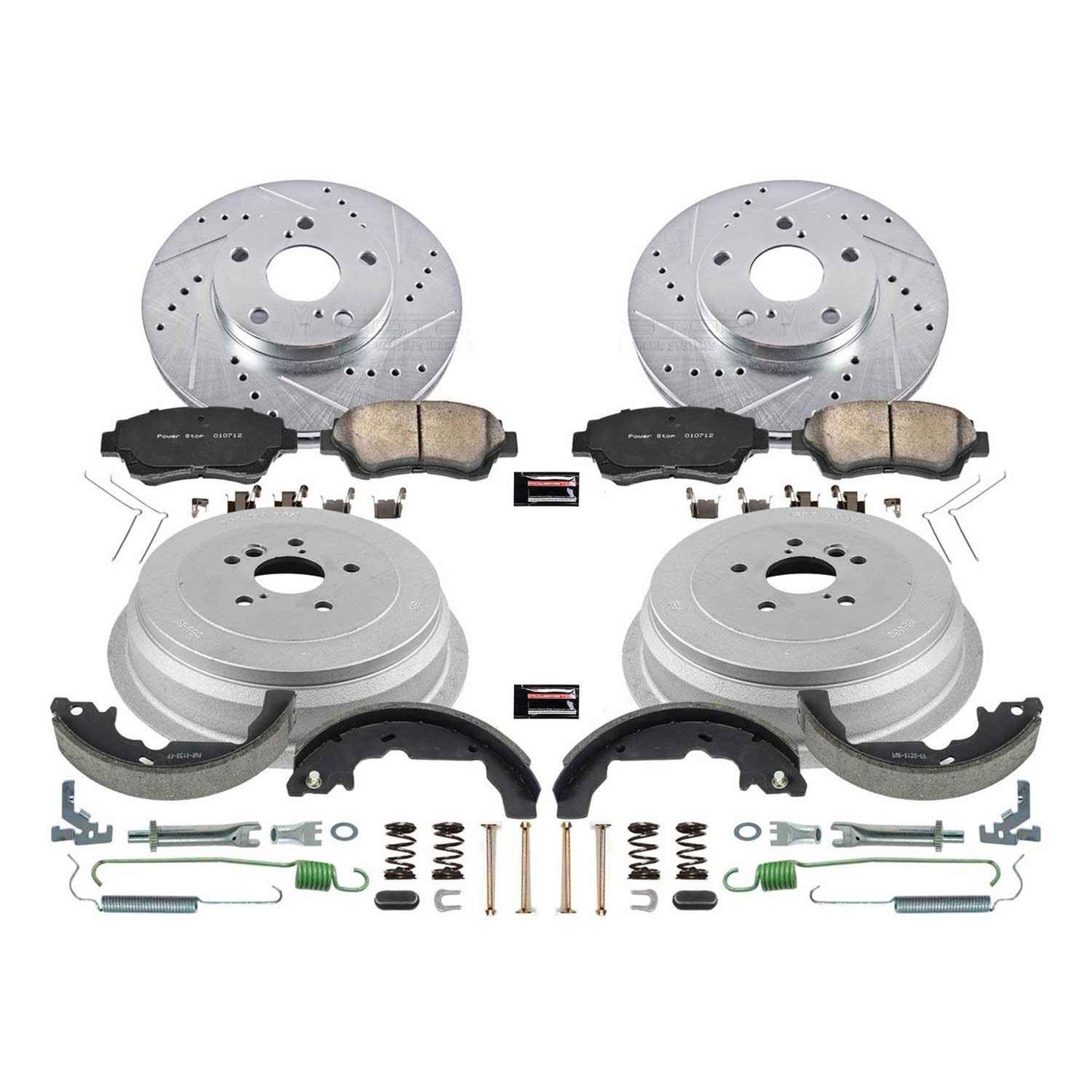 PowerStop Power Stop 98-03 Toyota Sienna Front & Rear Z23 Evolution Sport Brake Kit K15179DK