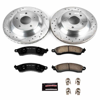 PowerStop Power Stop 88-95 Chevrolet Corvette Front Z23 Evolution Sport Brake Kit K1517