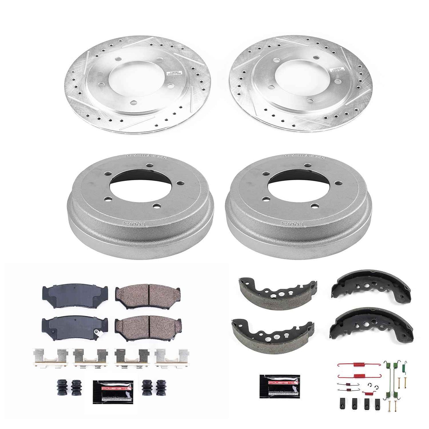 PowerStop Power Stop 02-04 Chevrolet Tracker Front & Rear Z23 Evolution Sport Brake Kit K15184DK