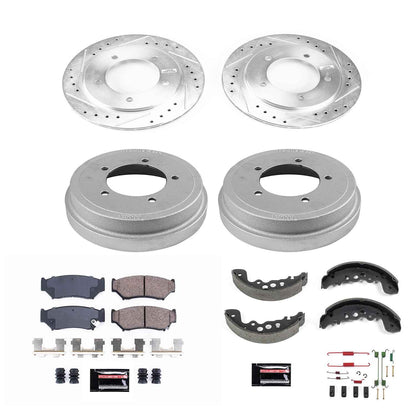 PowerStop Power Stop 02-04 Chevrolet Tracker Front & Rear Z23 Evolution Sport Brake Kit K15184DK