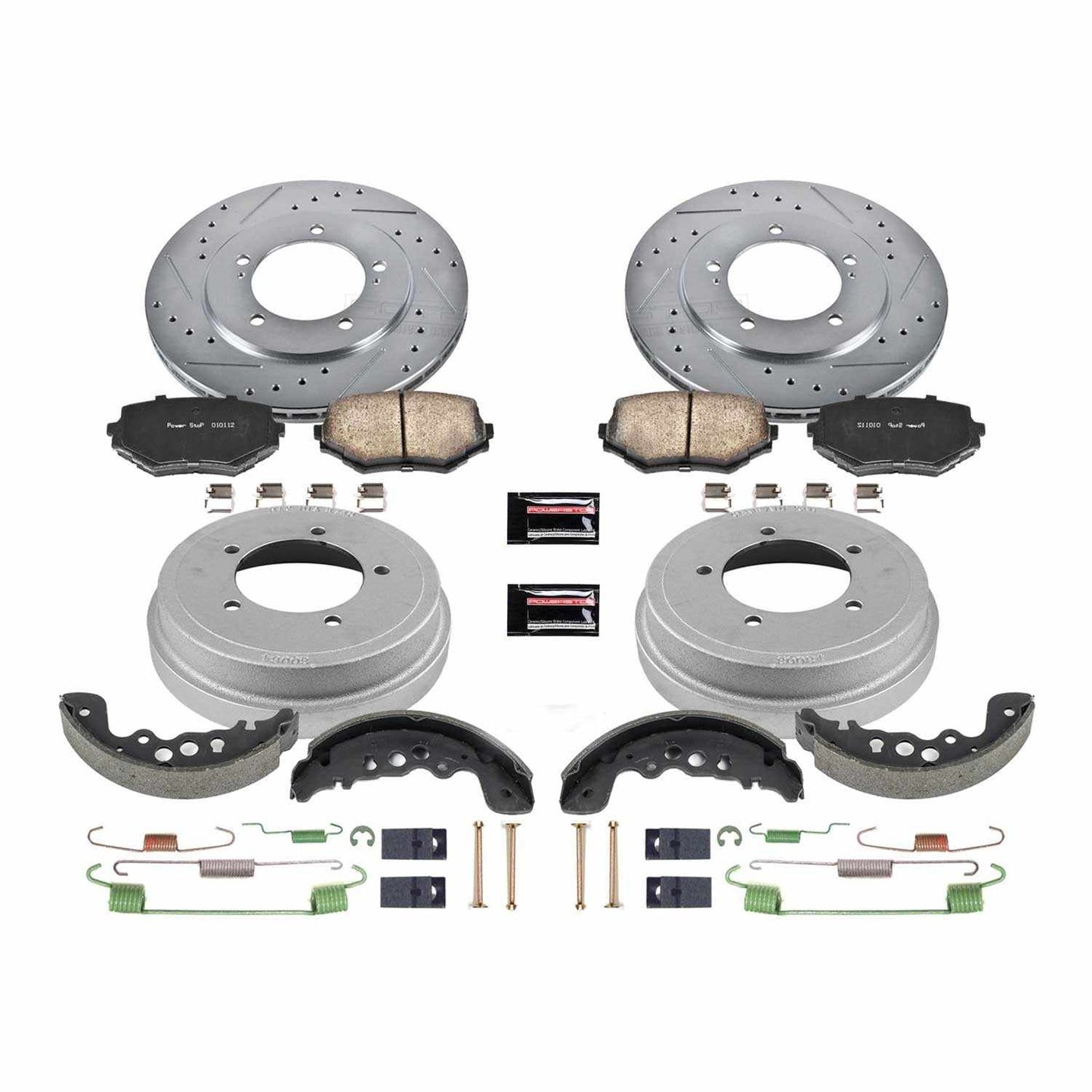 PowerStop Power Stop 00-05 Suzuki Grand Vitara Front & Rear Z23 Evolution Sport Brake Kit K15185DK