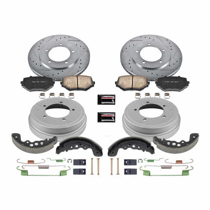 PowerStop Power Stop 00-05 Suzuki Grand Vitara Front & Rear Z23 Evolution Sport Brake Kit K15185DK