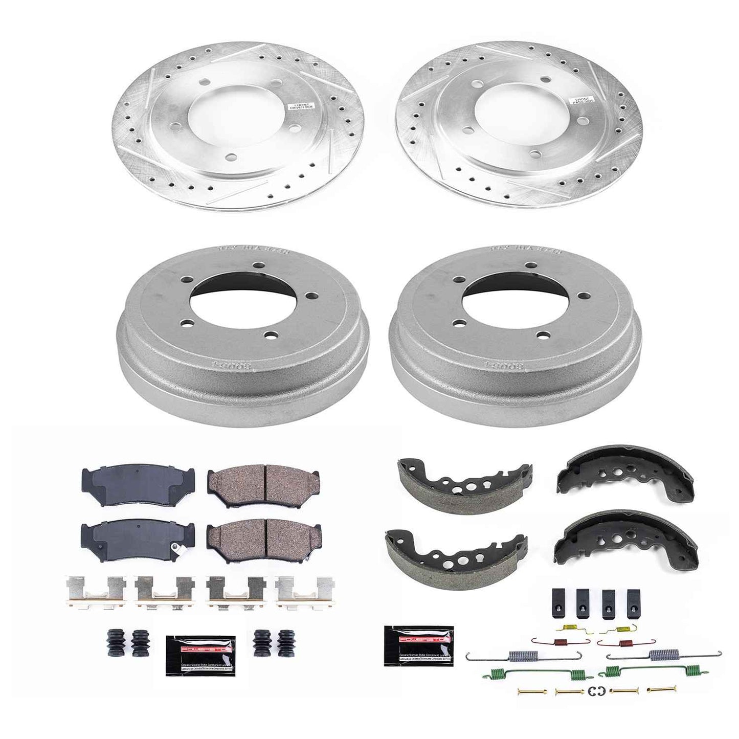 PowerStop Power Stop 00-04 Suzuki Vitara Front & Rear Z23 Evolution Sport Brake Kit K15186DK