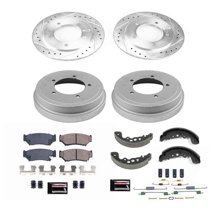 PowerStop Power Stop 00-04 Suzuki Vitara Front & Rear Z23 Evolution Sport Brake Kit K15186DK