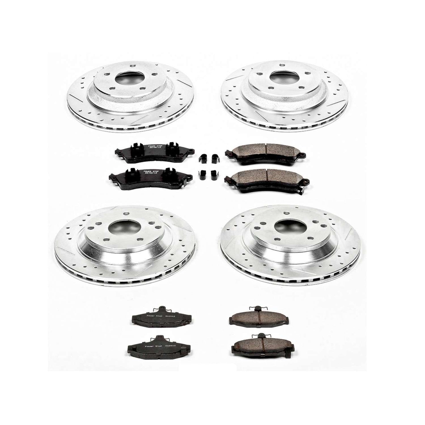 PowerStop Power Stop 88-95 Chevrolet Corvette Front & Rear Z23 Evolution Sport Brake Kit K1518