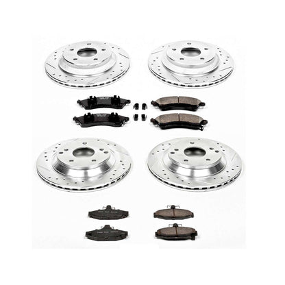 PowerStop Power Stop 88-95 Chevrolet Corvette Front & Rear Z23 Evolution Sport Brake Kit K1518