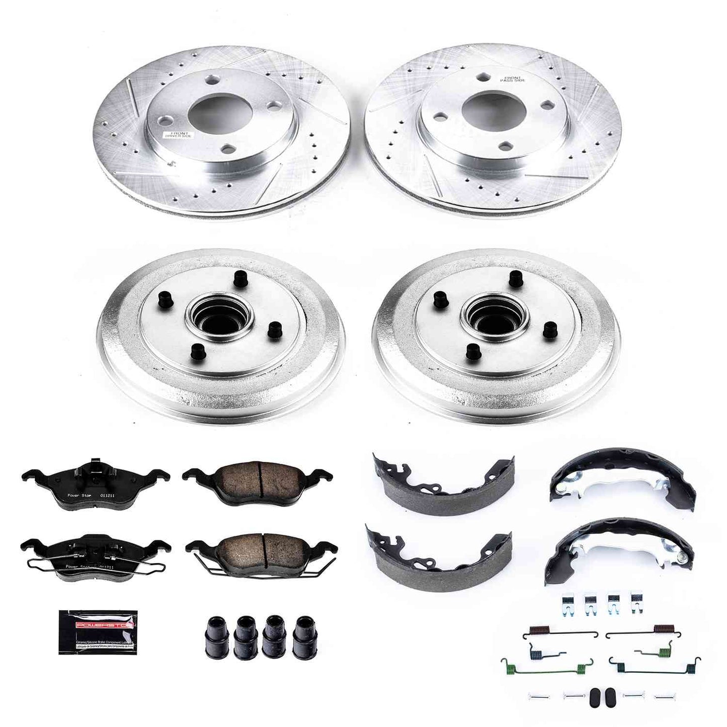 PowerStop Power Stop 00-04 Ford Focus Front & Rear Z23 Evolution Sport Brake Kit K15191DK