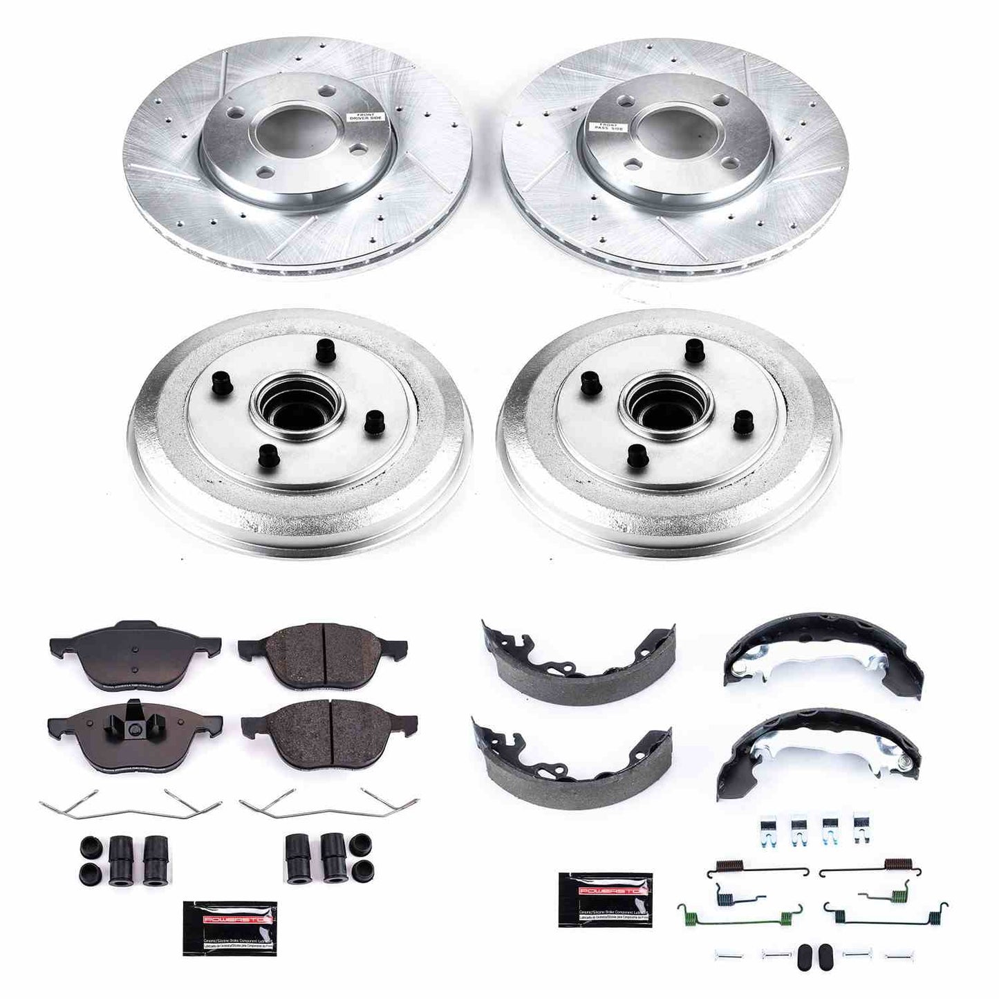 PowerStop Power Stop 05-07 Ford Focus Front & Rear Z23 Evolution Sport Brake Kit K15192DK