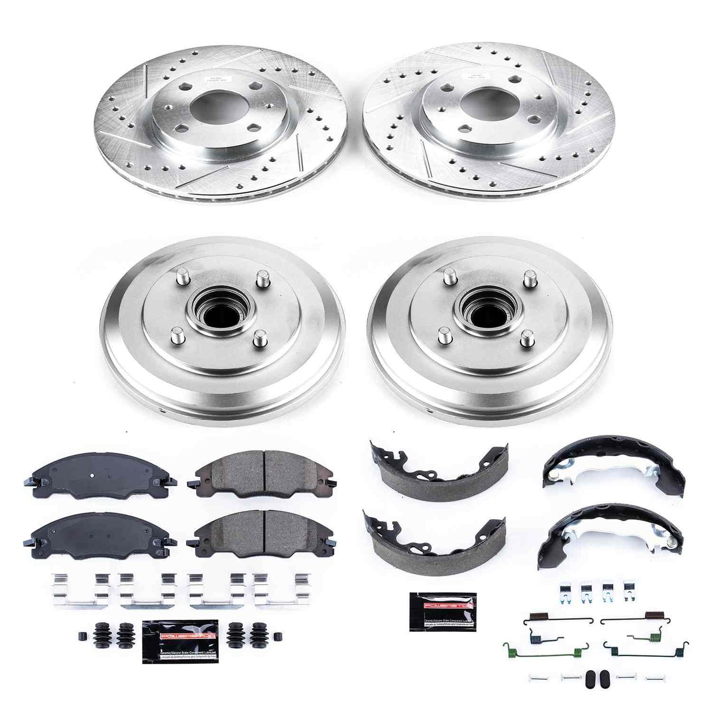 PowerStop Power Stop 09-11 Ford Focus Front & Rear Z23 Evolution Sport Brake Kit K15194DK