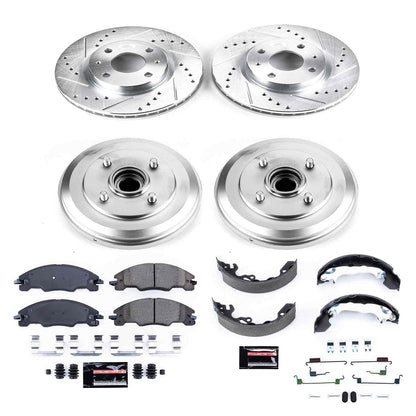 PowerStop Power Stop 09-11 Ford Focus Front & Rear Z23 Evolution Sport Brake Kit K15194DK