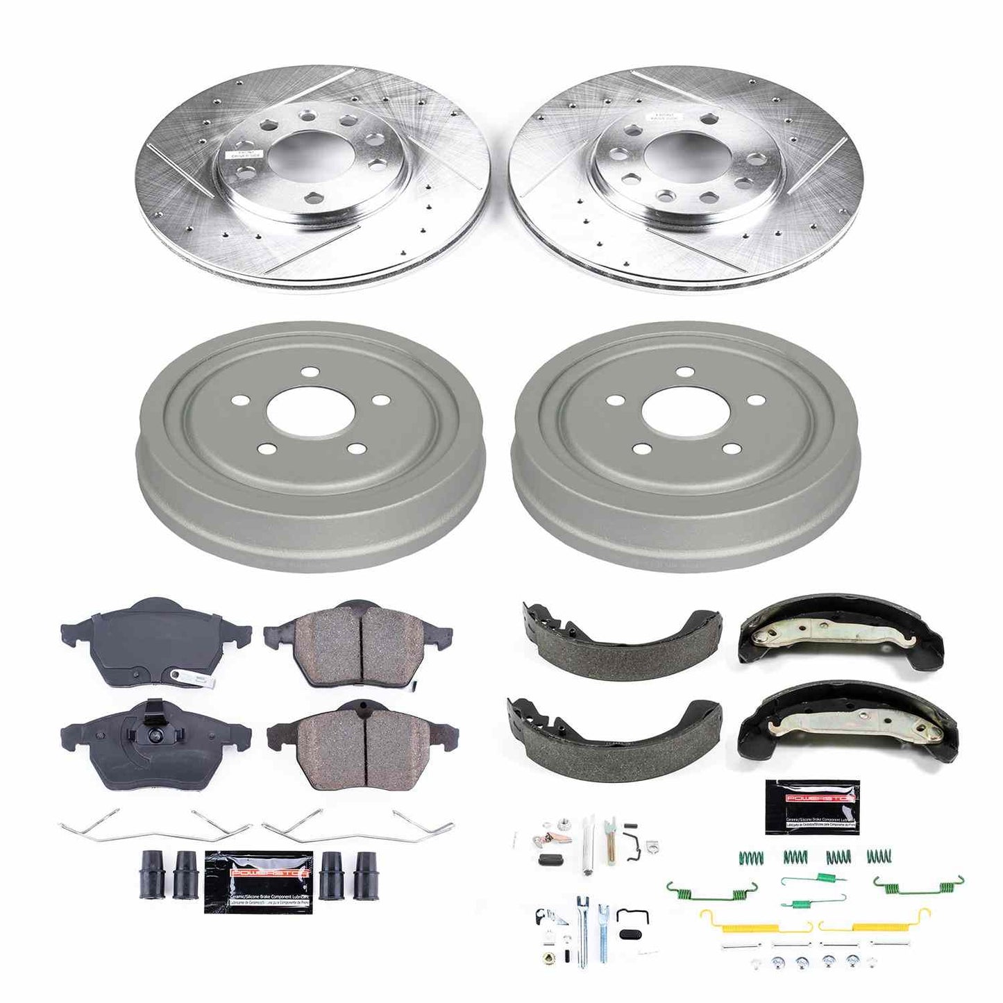 PowerStop Power Stop 01-02 Saturn L100 Front & Rear Z23 Evolution Sport Brake Kit K15198DK