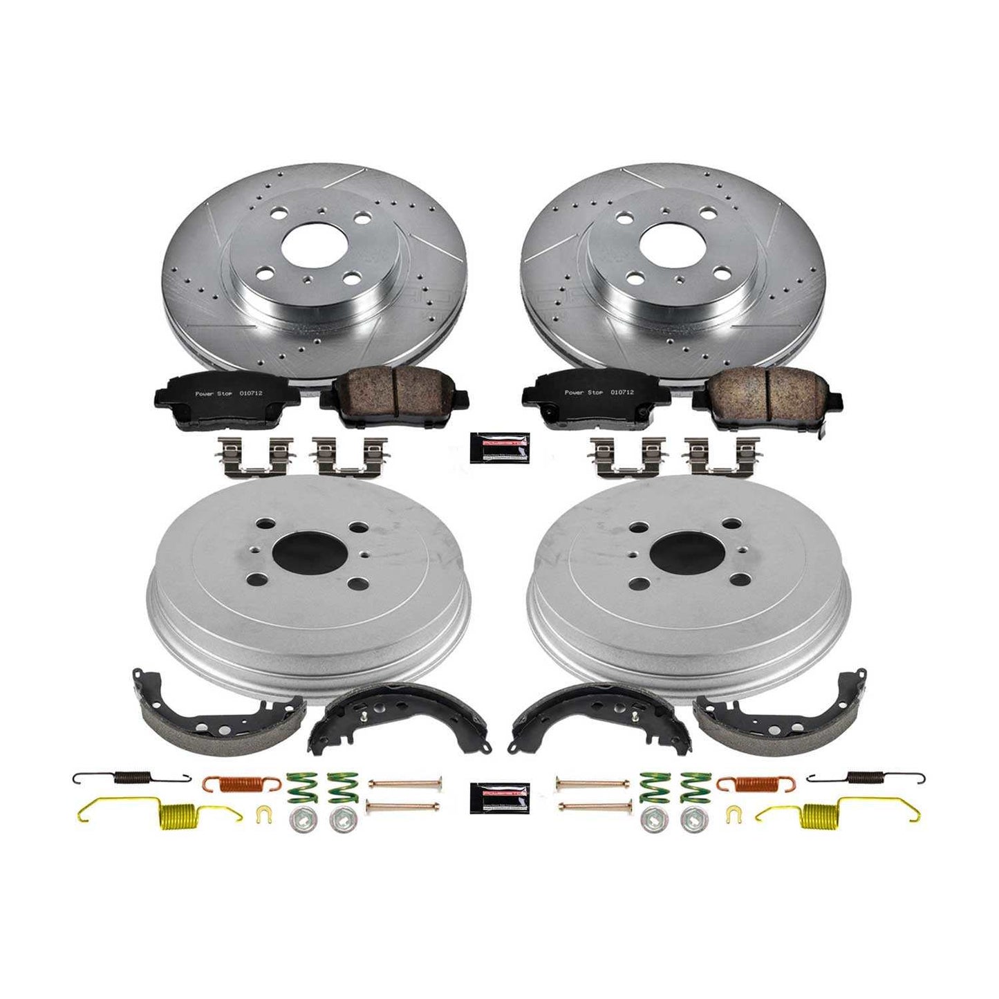PowerStop Power Stop 04-06 Scion xA Front & Rear Z23 Evolution Sport Brake Kit K15199DK