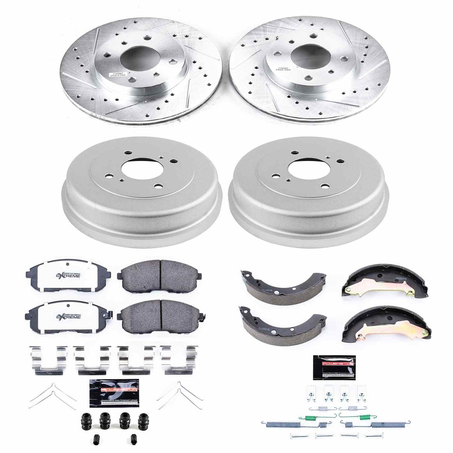 PowerStop Power Stop 00-01 Nissan Altima Front & Rear Z26 Street Warrior Brake Kit K15207DK-26