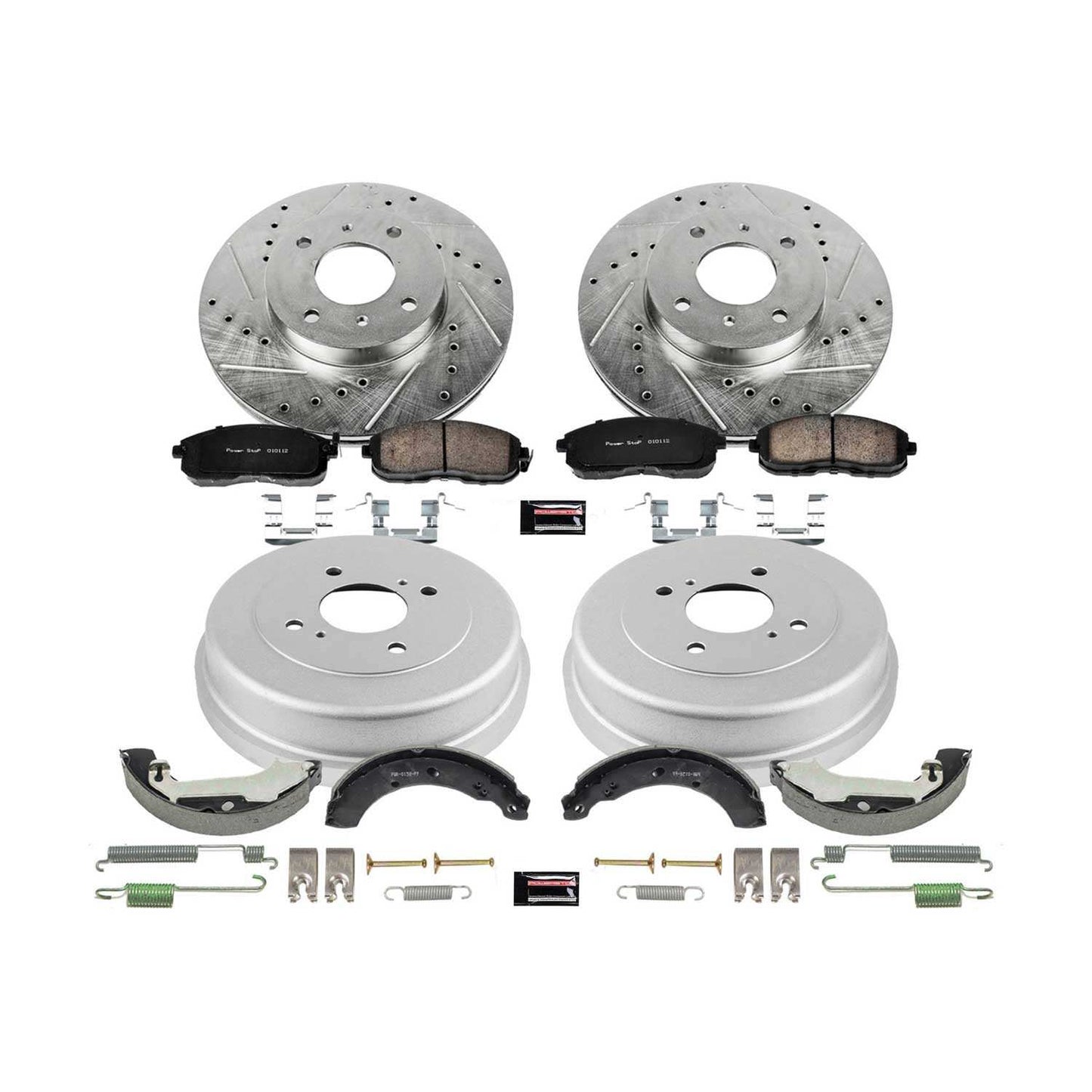 PowerStop Power Stop 00-01 Nissan Altima Front & Rear Z23 Evolution Sport Brake Kit K15207DK