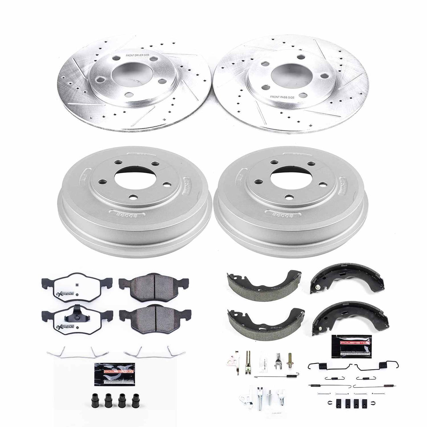 PowerStop Power Stop 01-07 Ford Escape Front & Rear Z36 Truck & Tow Brake Kit K15209DK-36