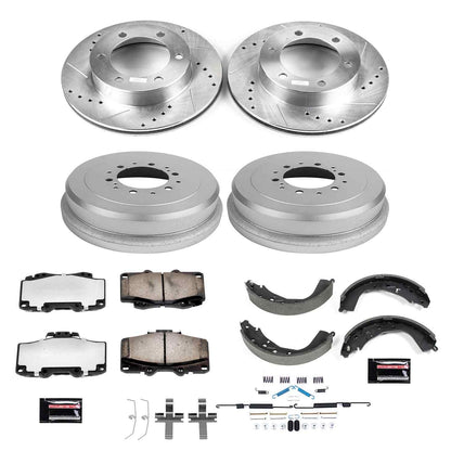 PowerStop Power Stop 01-02 Toyota 4Runner Front & Rear Z36 Truck & Tow Brake Kit K15212DK-36
