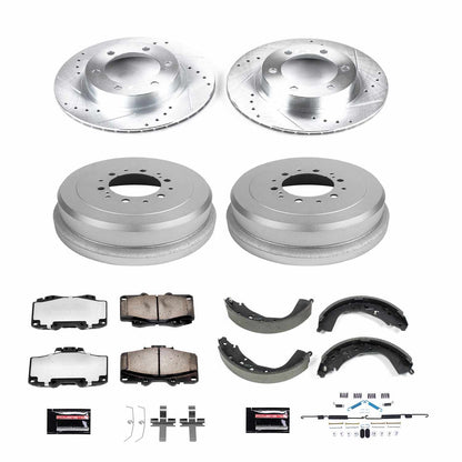PowerStop Power Stop 01-02 Toyota 4Runner Front & Rear Z36 Truck & Tow Brake Kit K15213DK-36