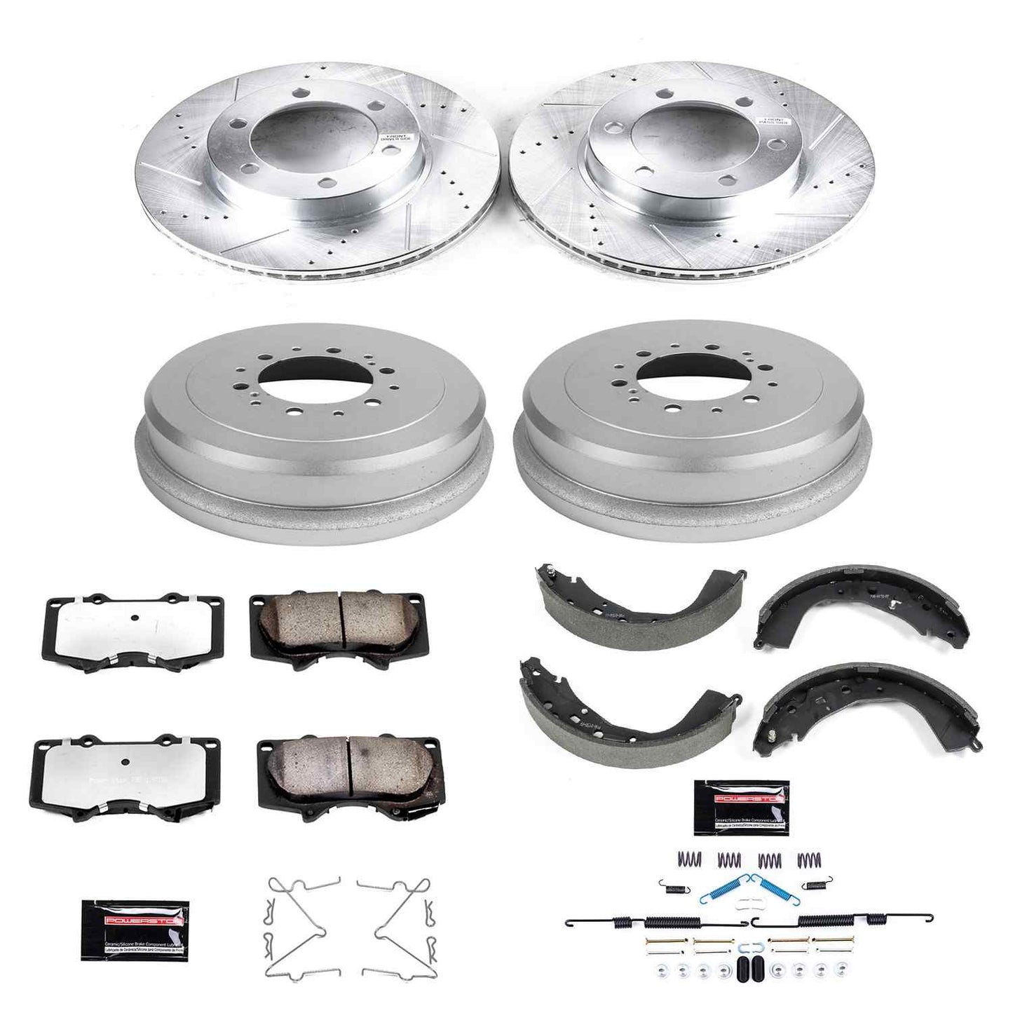PowerStop Power Stop 03-06 Toyota Tundra Front & Rear Z36 Truck & Tow Brake Kit K15214DK-36