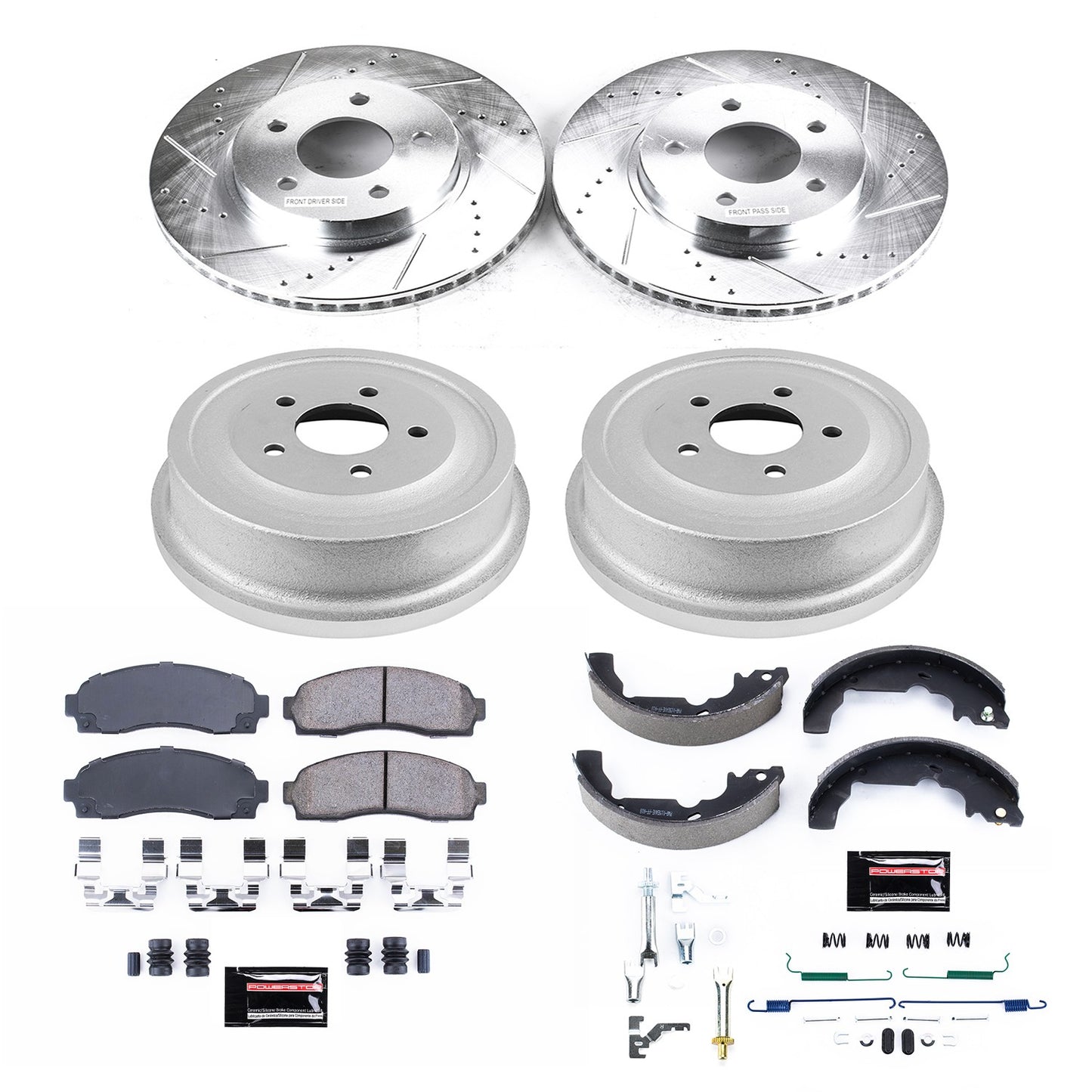 PowerStop Power Stop 05-06 Chevrolet Equinox Front & Rear Z23 Evolution Sport Brake Kit K15218DK