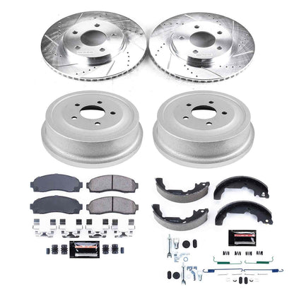 PowerStop Power Stop 02-07 Saturn Vue Front & Rear Z23 Evolution Sport Brake Kit K15219DK