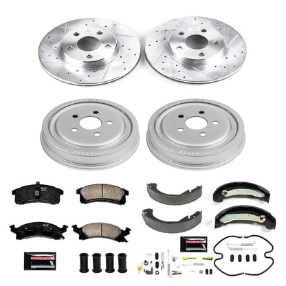 PowerStop Power Stop 03-05 Chevrolet Cavalier Front & Rear Z23 Evolution Sport Brake Kit K15221DK