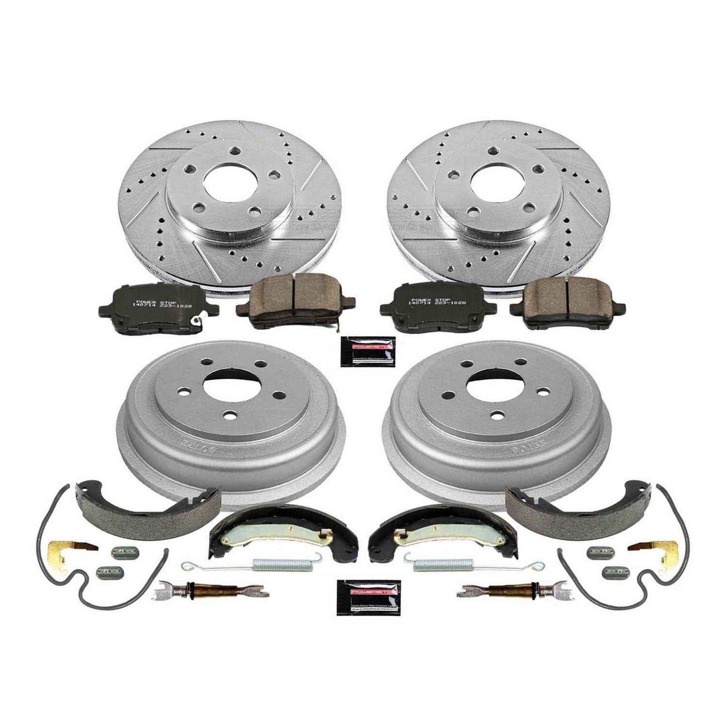 PowerStop Power Stop 2008 Chevrolet HHR Front & Rear Z23 Evolution Sport Brake Kit K15223DK