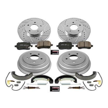 PowerStop Power Stop 2008 Chevrolet HHR Front & Rear Z23 Evolution Sport Brake Kit K15223DK