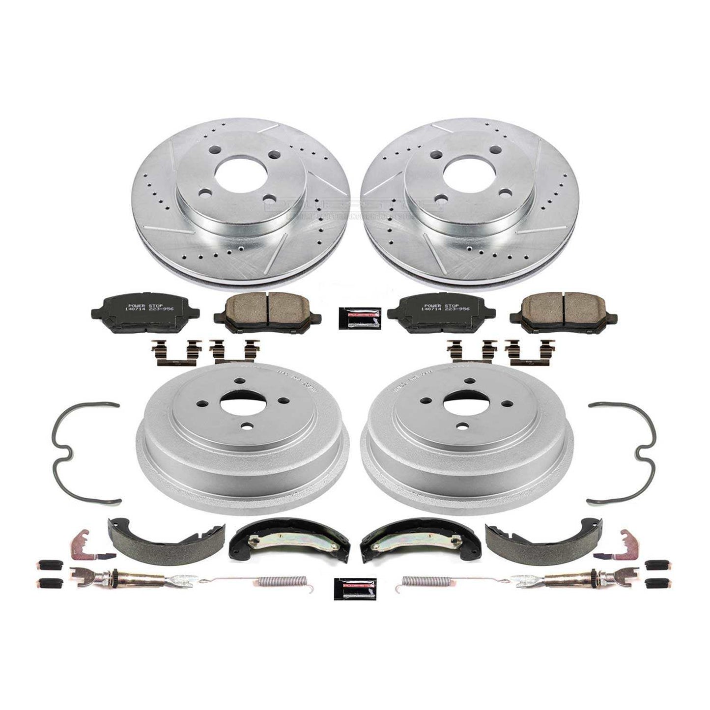 PowerStop Power Stop 03-07 Saturn Ion Front & Rear Z23 Evolution Sport Brake Kit K15224DK