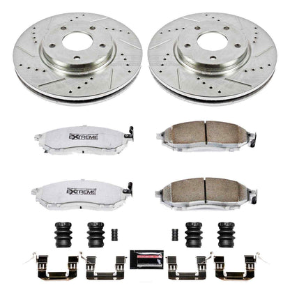 PowerStop Power Stop 03-04 Infiniti M45 Front Z26 Street Warrior Brake Kit K152-26