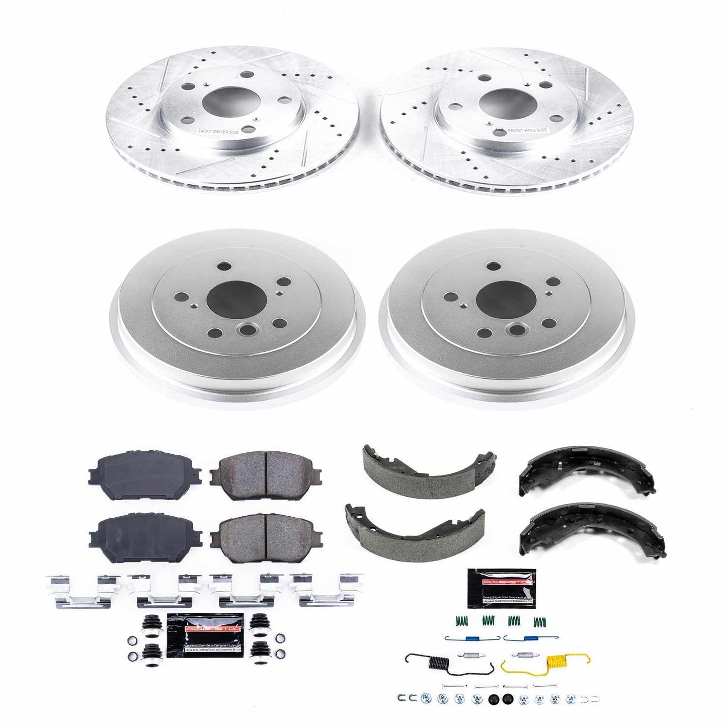 PowerStop Power Stop 05-06 Toyota Camry Front & Rear Z23 Evolution Sport Brake Kit K15228DK