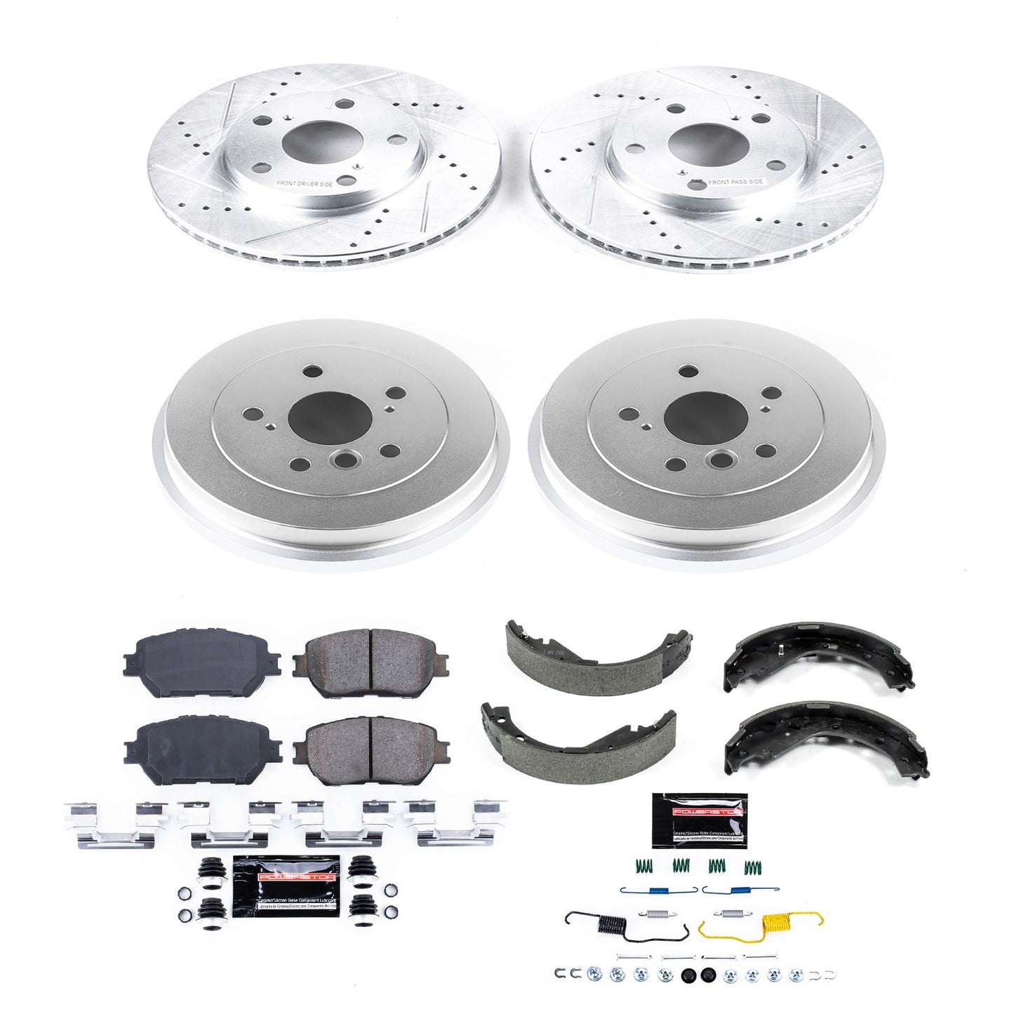 PowerStop Power Stop 05-06 Toyota Camry Front & Rear Z23 Evolution Sport Brake Kit K15228DK